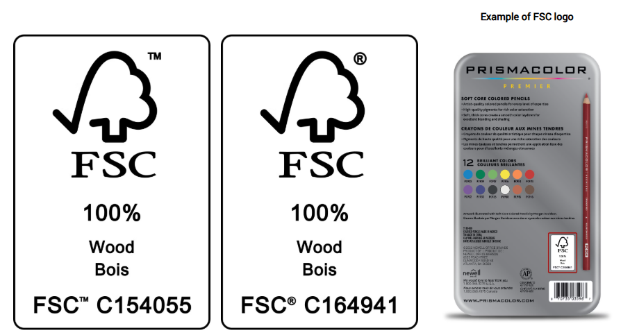 What is the FSC status of your Prismacolor Woodcase pencil?