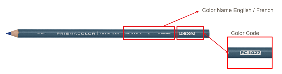 Where can I find the color code?